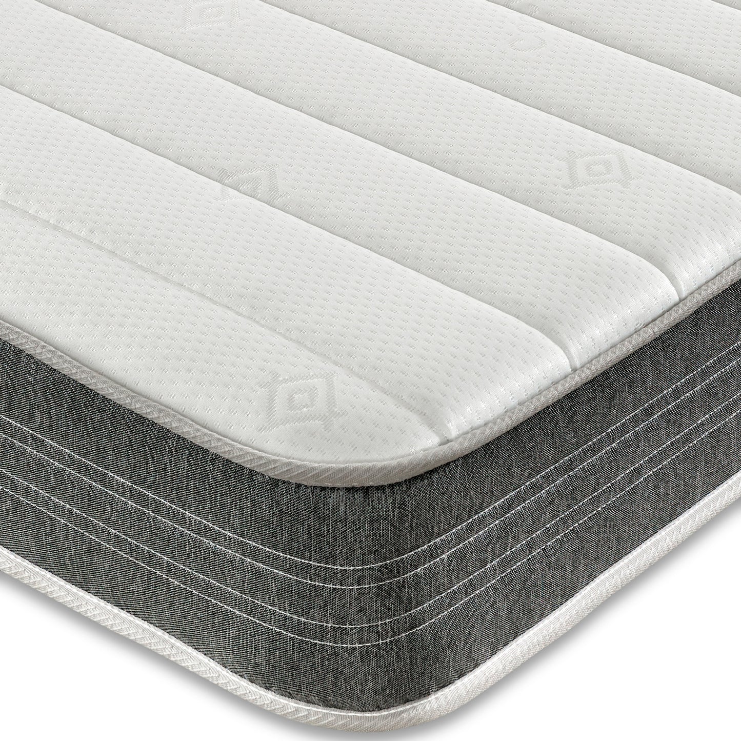 Sirroco Airflow 17CM Deep Hybrid Open Coil Spring with Memory foam Mattress