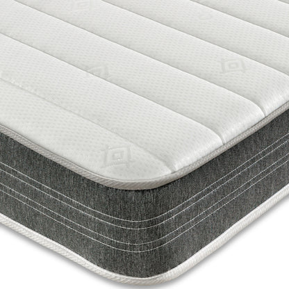 Sirroco Airflow 17CM Deep Hybrid Open Coil Spring with Memory foam Mattress